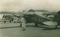 G-ABTZ @ HANWORTH - Owen Cathcart-Jones at Hanworth Aerodrome with Stinson G-ABTZ. Taken in the early 1930s - by David Thayer
