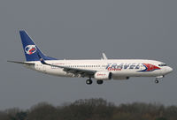 OK-TVB @ EGCC - Travel Service 737 - by Kevin Murphy