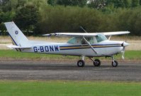 G-BONW @ EGCS - Cessna 152 - by Terry Fletcher