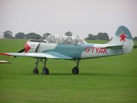 G-TYAK @ EGBK - Yak-52 competitor at British Aerobatic Championships - by Simon Palmer