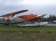 N1047B @ LHD - Beech C18S/UC-45F, two P&W R-985 450 Hp each, at Alaska Aviation Heritage Museum - by Doug Robertson