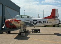 N5493G @ MSP - North American T-28B Trojan. Ex BuNo. 138206.  Minnesota Air National Guard Museum - by Timothy Aanerud