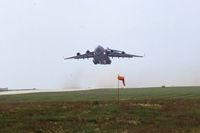 96-0001 @ CID - Departing runway 13 - by Glenn E. Chatfield
