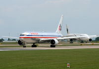N387AM @ EGCC - AA 767 at the threshold - by Kevin Murphy
