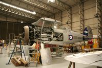 G-GLAD @ EGSU - on re-build at Duxford - by Pete Hughes