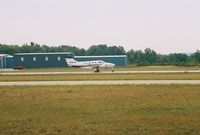 N52CS @ MGN - Departing RWY 28 @ Harbor Springs Airport (MGN) - by Mel II