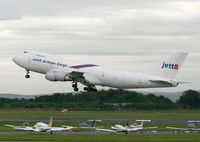 9V-JEA @ EGCC - Jett 8 Cargo from Singapore - by Kevin Murphy