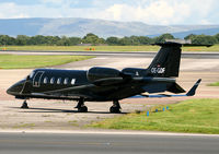 OE-GDF @ EGCC - Dark Lear Jet - by Kevin Murphy