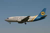 UR-GAJ @ EBBR - arrival of flight PS901 to rwy 25L - by Daniel Vanderauwera