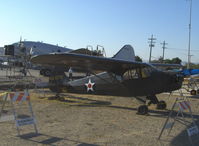 N35786 @ CMA - 1941 Piper J-5A CUB CRUISER as L-4F GRASSHOPPER, Continentsl A&C75 75 Hp, impressed from civil source - by Doug Robertson