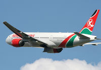 5Y-KQT @ EGLL - Kenyan 777 - by Kevin Murphy