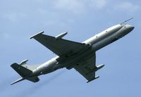 XV254 @ EGUA - Classic view of the Nimrod. The Rolls Royce Spey engines go full power and produce lots of smoke.