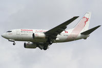 TS-IOQ @ LOWW - Tunisian Boeing on finals RWY34 - by Wolfgang Kronfuss