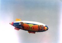 N600LP @ GKY - Pink Floyd paint...airship destroyed  June 27th, 1994 in North Carolina wind storm. Envelope was cut up and pieces sold to fans through Rolling Stone.