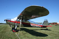 N2280V @ KBEH - Cessna 140 - by Mark Pasqualino
