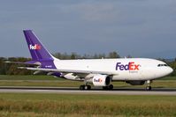 N420FE @ LFSB - FedEx departing to Paris CDG - by eap_spotter