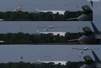 C-GJND @ LFI - Composite photo of the Manfred Radius inverted ribbon cut - by Paul Perry