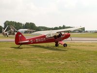 G-BHOM @ EGSX - Piper PA-18 Super Cub/North Weald - by Ian Woodcock