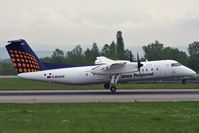 D-BHOQ @ LFSB - landing on rwy 16 - by eap_spotter