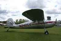 N2425V @ KBEH - Cessna 140 - by Mark Pasqualino