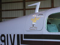 N7191V @ KLVN - Parked inside the hangar. - by Mitch Sando