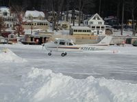 N3543G - N3543G on the ice at Alton Bay, NH - by Donald Zimmer