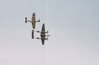 N138AM @ DAY - In formation with P-51 - by Florida Metal