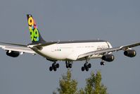 5A-ONE @ LOWW - Afriqiyah A340-200
