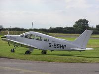 G-BSHP @ EGBN - Cherokee seen at Tollerton - by Simon Palmer