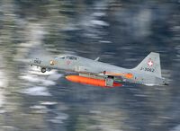 J-3062 @ MEIRINGEN - Taken during take off with 1/60 of a second. The mountain slope in the background fades away... - by Joop de Groot