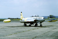 G-TBRD @ EGSU - When this T-Bird arrived in Europe it flew in this fake USAF colors. Nowadays it flies in its original RCAF markings.