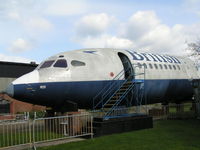 G-AVFH - The forward fuse,now repainted into BEA Arrowjack. - by Neil Lomax