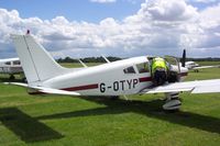 G-OTYP @ EGSC - G-OTYP parked at Cambridge Airport, UK - by James Lamont-Abrams