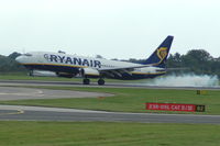EI-DAN @ EGCC - Ryanair - Landing - by David Burrell