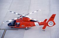 6566 @ CID - HH-65B at the Landmark FBO, below the control tower.  Has been upgraded to HH-65C