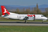 D-CASB @ LFSB - departing to Bremen/Germany Saab 340 ex Crossair - by eap_spotter
