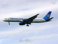 G-TCBA @ EGCC - Just about to land. - by David W
