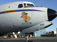 N7780B @ PABE - Nose Art-Howard Hughs Everts Air Cargo - by Martin Prince, Jr
