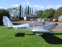 G-CDAP @ EGSN - EV-97 believed based at Bourn - by Simon Palmer