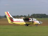 HA-YFC @ EGSP - L-410 landing back at Sibson - by Simon Palmer