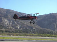 N59031 @ SZP - 1941 Boeing Stearman A75N1, Continental W670 220 Hp, takeoff Rwy 22 - by Doug Robertson