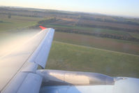 OE-LBE @ LOWW - nice condensation on the wing during take off - by Wolfgang Kronfuss