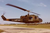 154778 @ DPA - UH-1E in for an air show.  35mm slide found at the Control Tower in 1983