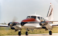 N6586Y @ MFE - Piper Aztec at McAllen - by Zane Adams