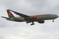 5Y-KYZ @ LHR - Kenya Airways Boeing 777-200 - by Thomas Ramgraber-VAP