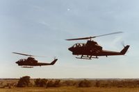 UNKNOWN - AH-1Gs at Ft. Hood Texas with First Cavalry - by Wayne Chatfield via Glenn E. Chatfield