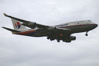 9M-MPF @ LHR - Malaysia Airlines Boeing 747-400