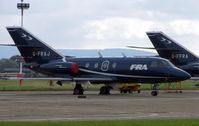 G-FRAJ @ EGNV - Falcon on a dreary day