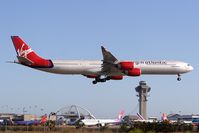 G-VBLU @ LAX - Virgin Atlantic Soul Sister G-VBLU landing RWY 24R. - by Dean Heald
