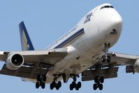 9V-SFA @ LAX - Singapore Airlines Cargo 9V-SFA on short-final to RWY 24R.